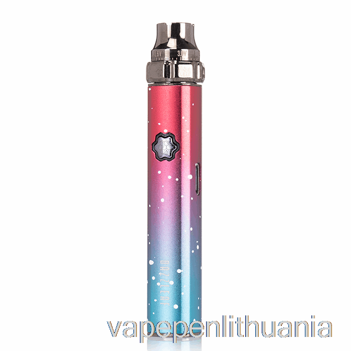 Dazzleaf Squarii Top Twist 510 Baterija Koralų Rožinė / Mėlyna Splatter Vape Skystis